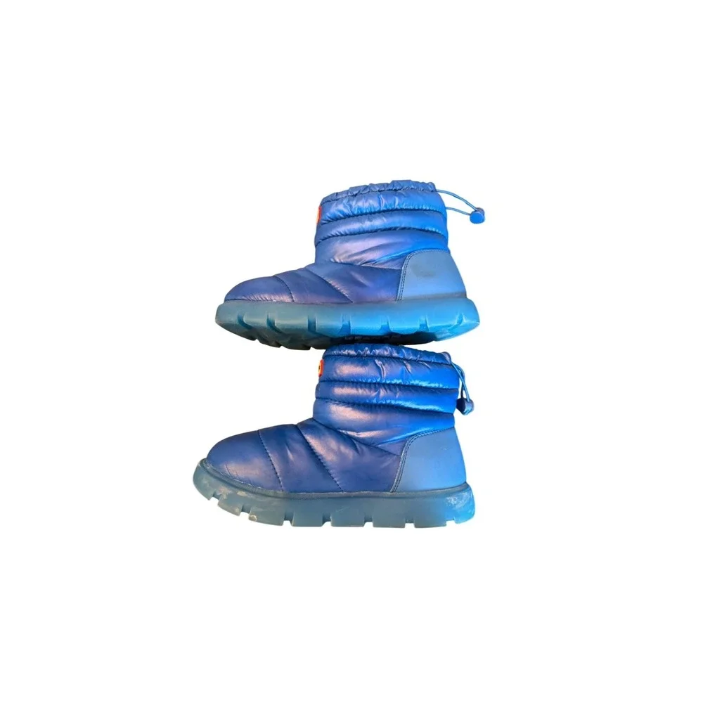 Hunter Intrepid Insulated Puffer Short Boots Blue US 4 HJCUDDLE Big Kid Size 4